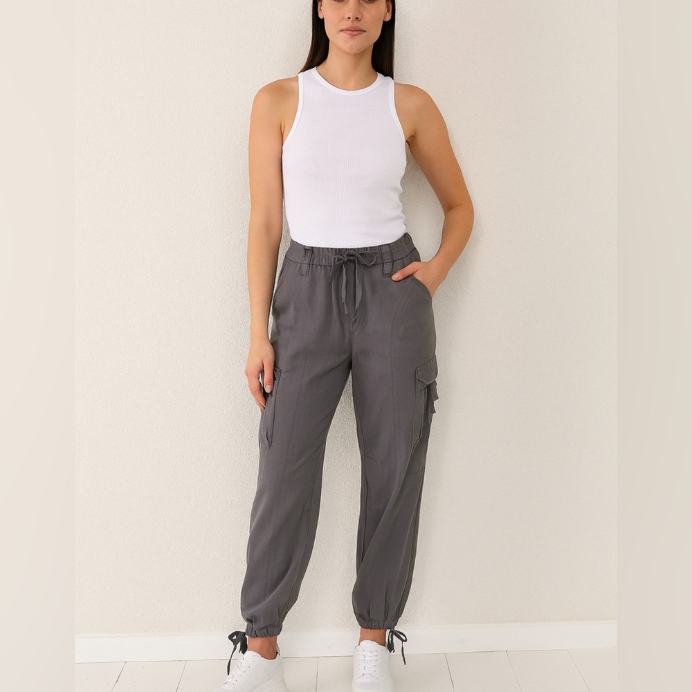 Jacquie the label Charcoal cargo Pants